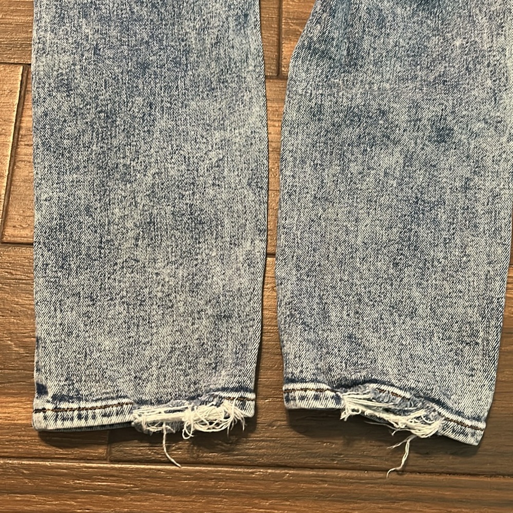 Judy Blue Acid Wash Boyfriend Fit Jeans 11/30 Distressed Medium Wash - Picture 9 of 9
